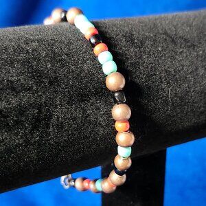 Earthy & Bold Beaded Bracelet